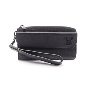 [Used] Louis Vuitton LOUIS VUITTON L-shaped zipper long wallet Zippy Wallet M69831 Noir Leather Zippy Wallet Men's Used A
