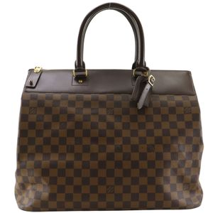 LOUIS VUITTON Greenwich PM 托特包 波士顿包 N41165 Damier帆布 2006年款 棕色 AR0096 可肩背、手提、A4尺寸 拉链开合 Greenwich PM 中性款【二手】