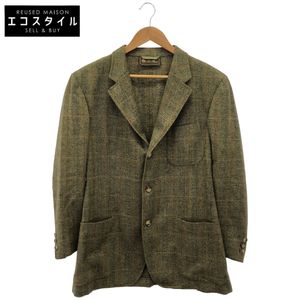 Loro Piana Brown Wool x Cashmere Check 3-Button Tailored Jacket, Size 50 [Used]