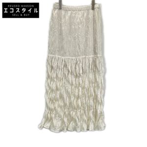 Beauty & Youth United Arrows 1624-162-3921 象牙色亮面多層長裙 M碼 [二手]