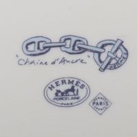 [중고] Hermes 에르메스 식기 셰누당크르 스퀘어 플레이트 기타 플레이트 유니섹스 Used B