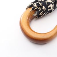 【二手】香奈兒 CHANEL 標誌圖案折疊傘 黑/白 其他女士二手 B