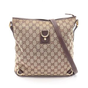 【중고】 Gucci 구찌 숄더백 애비 GG 캔버스 131326 캔버스 레더 애비 숄더 여성용 Used B