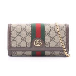 【중고】 Gucci 구찌 숄더백 오피디아 GG 수프림 77230996IWG8745 PVC 코팅 캔버스 레더 숄더백 여성용 신품