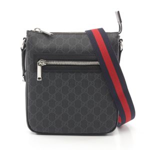 [중고] Gucci 구찌 숄더백 GG 수프림 스몰 792082FADJA1042 PVC 코팅 캔버스 레더 숄더백 남성용 새상품
