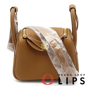 愛馬仕 Lindy Mini Taurillon Clemence 女士單肩包

金色 [全新]