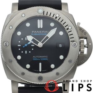 Panerai Submersible 47mm PAM02305, Titanium/Rubber Strap, Men's Watch, Black, Excellent Condition, Used. (Warranty included)
