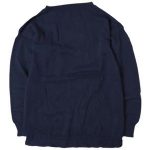 LE TRICOTEUR Cotton Knit Guernsey Sweater TR-4142 36 Navy Sweater Pullover Top [Used] [LE TRICOTEUR]