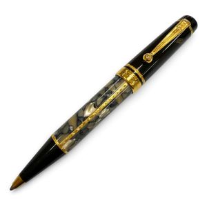 良品▼MONTBLANC モンブラン ヴィンテージ 作家シリーズ1996 アレキサンドル デュマ 16000本限定 01192/16000 ホワイトスター ツイスト式 ボールペン ブラック ゴールド ドイツ製 メンズ 筆記確認済み