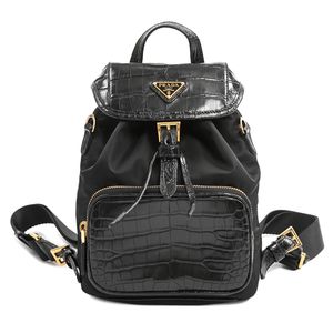 【中古】プラダ Re-Nylonバックパック 1BZ076