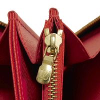 중고 LOUIS VUITTON 루이비통 지피 월렛 쿠사마 야요이 브라운 레드 라운드 지퍼 컴파트먼트 지폐 지갑 카드 지갑 동전 지갑 구형 모노그램 펌킨 도트 루즈 장지갑 M60450