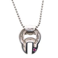 Celine Triomphe Necklace, Pt900 Platinum, Pt850 Platinum, Approx. 8.8g [Pre-owned]