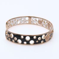 Damiani 다미아니시마 뱅글 K18 핑크 골드 다이아몬드 약 14.3g 【중고】