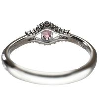 Size 14.5, Fancy Color Sapphire (Pinkish) 0.492ct, Diamond 0.31ct, Ring, Pt900 Platinum, 4.4g, Women's [Used]