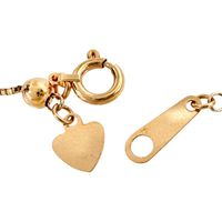 Braun diamond (heart shape) 0.32ct, diamond 0.25ct necklace, K18PG pink gold, 3.8g, 45cm, women's. [Used]