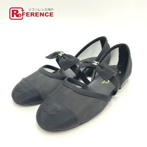 CHANEL Coco Mark RIBON Mary Jane Sandals