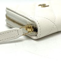 CHANEL Matelassé Coco Mark Classic Zip Coin Case