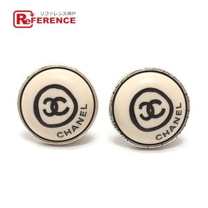 CHANEL 00T Coco Mark Circle Earrings