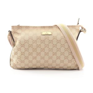 [중고] Gucci 구찌 숄더백 GG 캔버스 189749 베이지/핑크/골드 캔버스 숄더백 여성용 Used B