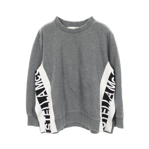 [Used] Stella McCartney Sweatshirt, Side Logo, Gray Cotton, Women's, Used A