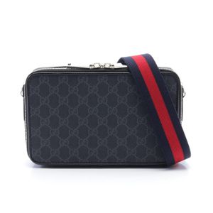 [중고] Gucci 구찌 숄더백 GG 수프림 792456FADJA1042 PVC 코팅 캔버스 레더 숄더백 남성용 새상품
