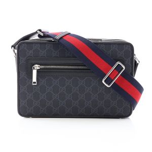 [중고] Gucci 구찌 숄더백 GG 수프림 822072FADJA1042 PVC 코팅 캔버스 레더 숄더백 남성용 신품