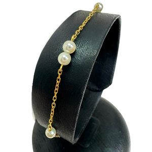 MIKIMOTO 아코야 진주 3.8mm×9P 팔찌 K18 골드 1.7g 15.5cm 여성용 【중고】