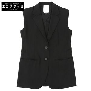 Whim Gazette Tailored Vest, Women's, Polyester, Black, Size F, WGZ1041407A0005 F [Used]