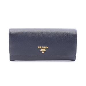 [Used] Prada PRADA Bi-fold Long Wallet SAFFIANO MULTIC Navy Saffiano Leather Bi-fold Long Wallet Women's Used A