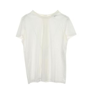 [Used] Chanel CHANEL Short-Sleeve T-Shirt with Coco Mark Buttons, Cotton T-Shirt, Women's, Used A