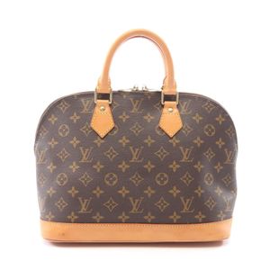 【二手】LOUIS VUITTONAlma PM Monogram 手提包 M51130 PVC 塗層帆布皮革 Alma 女士二手 B