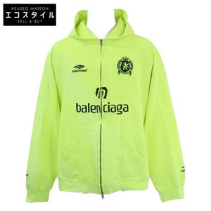 Balenciaga [Domestic Authorized Dealer/2023 Model] 744457 Soccer Paris Zip-Hoodie Zip-up Hoodie M [Used]