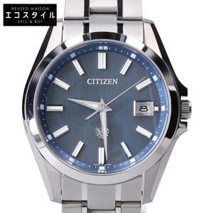 西鐵城 CITIZEN AQ4091-56M 靛藍染色和紙錶盤光動能手錶 - [二手]