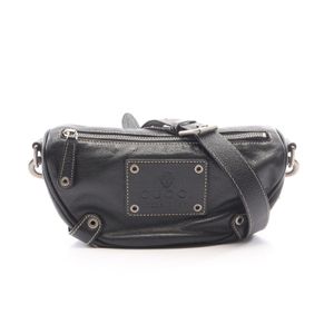 [중고] Gucci 구찌 숄더백 크레스트 223337 블랙 레더 크레스트 숄더백 여성용 Used A