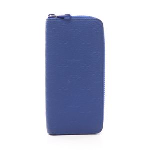 [Used] Louis LOUIS VUITTON Zippy Wallet Vertical Round Long Wallet Matte Blue M80791 Neon Blue Other Zippy Wallet Vertical