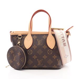 【二手】LOUIS VUITTONNeverfull BB Monogram 米色兩用手提包 M46705 米色 PVC 塗佈帆布皮革 Neverfull BB