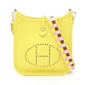 【二手】愛馬仕 HERMES 肩包 Evelyne TPM 亞馬遜萊姆萊姆Evelyne 亞馬遜萊姆女士二手 A