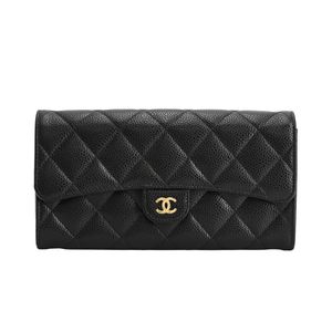 [Used] Chanel Classic Long Flap Wallet AP0241