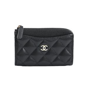 [중고] Chanel 샤넬 클래식 지퍼 카드지갑/카드케이스 AP3179
