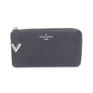 [Used] Louis Vuitton LOUIS VUITTON L-shaped zipper long wallet Portefeuille Comet Parnasséa M60146 Noir Leather Portefeuille Comet Women's