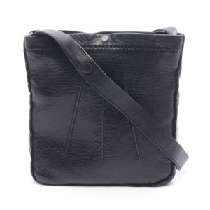 [Used] Hermes HERMES Shoulder Bag Toudou Black Leather Toudou Black Unisex Used B