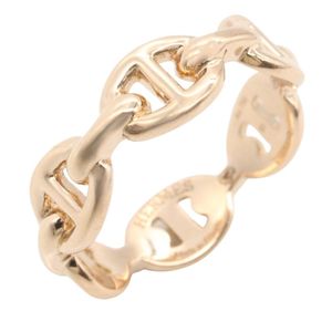 [Pre-owned] Hermes HERMES Ring - Chaine d'Ancre Enchainee PM Ring K18PG (Pink Gold) Chaine d'Ancre Enchainee PM Ring for Women