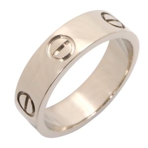 [Used] Cartier Love Ring B4022656 K18WG (White Gold) Unisex Love Ring Used A