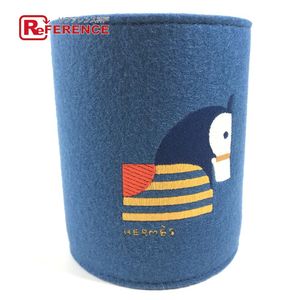 HERMES Interior Pen Holder, Animaux Block Trinket Box