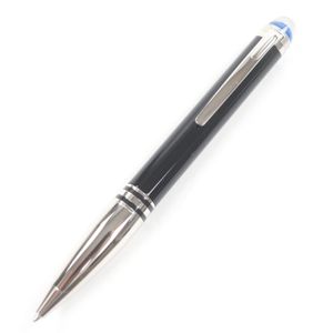 【ポイント5倍】極美品□MONTBLANC モンブラン スターウォーカー ドゥエ プレシャスレジン ブルードーム 新型 現行品 ボールペン ブラック シルバー 箱・保存袋付き ドイツ製 メンズ 筆記確認済み