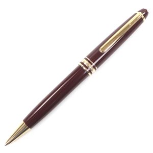 【ポイント5倍】極美品▼MONTBLANC モンブラン マイスターシュテュック クラシック ホワイトスター ツイスト式 ボールペン ボルドー ドイツ製 メンズ 筆記確認済み