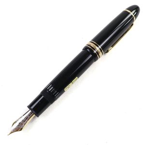 【ポイント5倍】美品○MONTBLANC モンブラン マイスターシュテュック 149 18K Mニブ ホワイトスター ロゴ刻印 万年筆 ブラック ゴールド ドイツ製