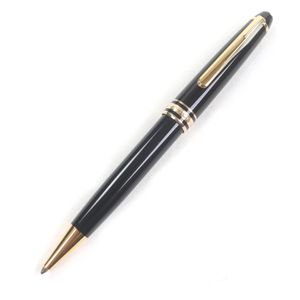【ポイント5倍】極美品□MONTBLANC モンブラン マイスターシュテュック クラシック ツイスト式 ボールペン ブラック ゴールド ドイツ製 メンズ 筆記確認済み