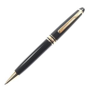 【ポイント5倍】良品▼MONTBLANC モンブラン マイスターシュテュック クラシック ホワイトスター ツイスト式 ボールペン ブラック ゴールド ドイツ製 メンズ 筆記確認済み