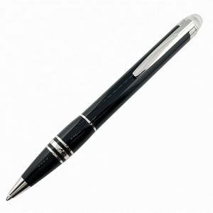 【ポイント5倍】極美品▲MONTBLANC モンブラン スターウォーカー レジン ホワイトスター ツイスト式 ボールペン ブラック シルバー 箱・ケース付き ドイツ製 メンズ